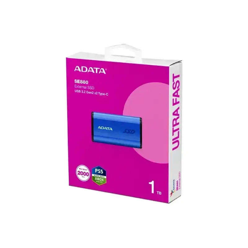 جعبه هارد اکسترنال ADATA EXTERNAL HARD SSD SE880-1TB